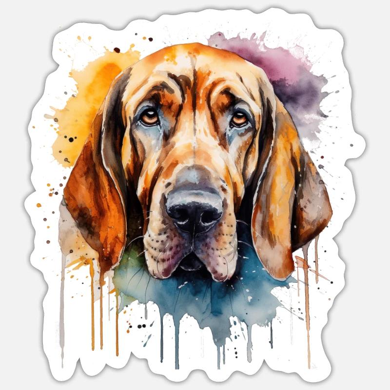 Limier - Sticker taille S (10 x 10 cm) - blanc mat