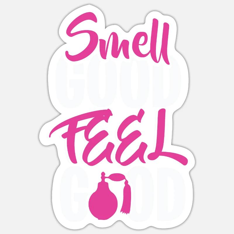 Parfüm Liebhaber die auf Perfumes oder Fragrances Sticker Größe S (10 x 10 cm)