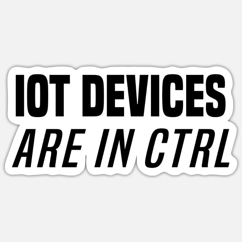 Internet Des Objets IOT Programmeur Admin IT Sticker taille S (10 x 10 cm)