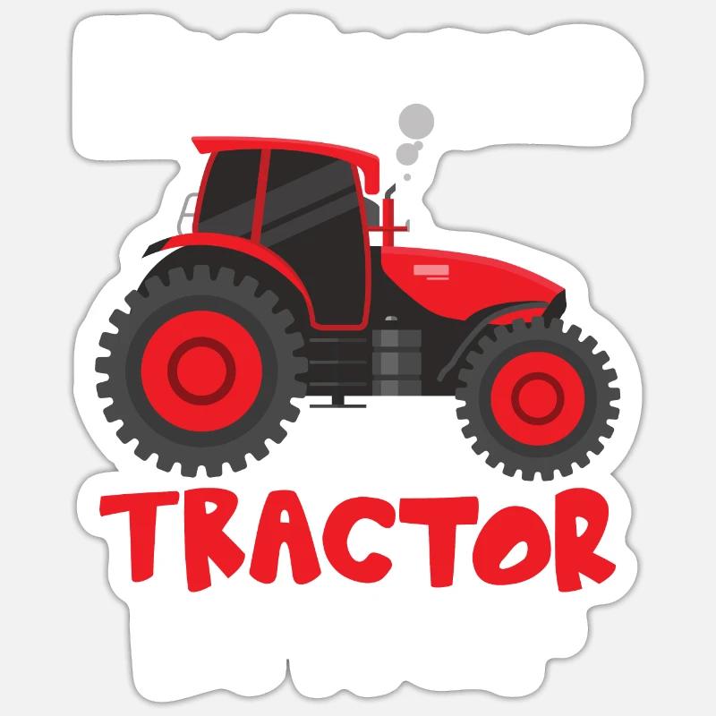 Künftiger Traktorfahrer Sticker Größe S (10 x 10 cm)