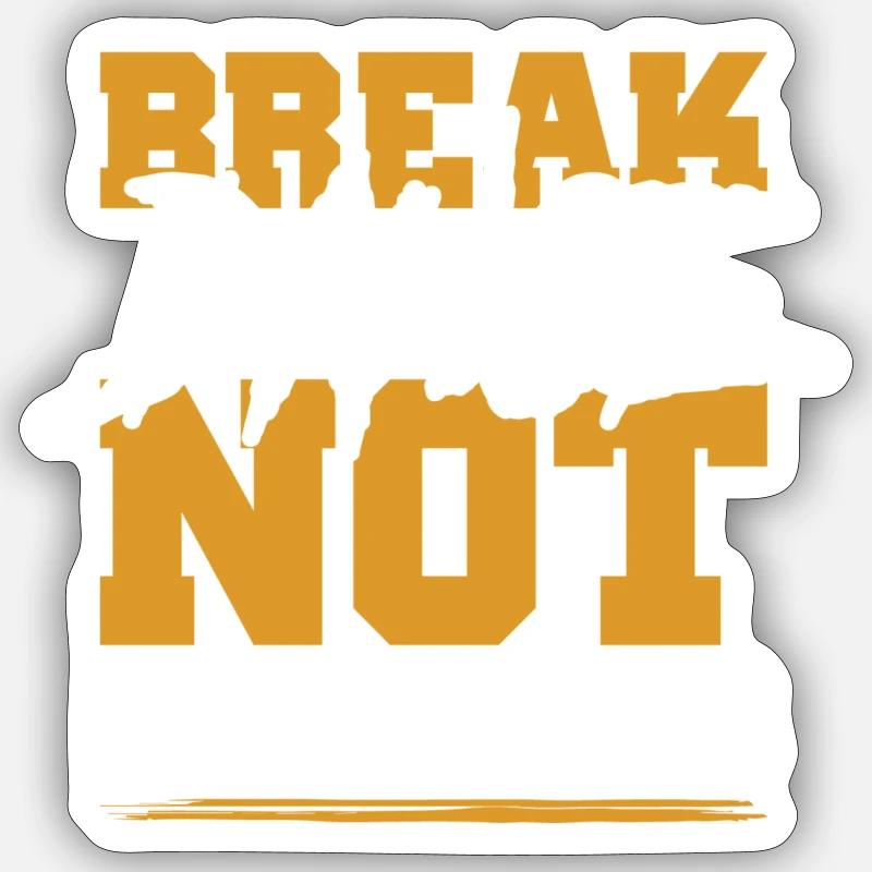 breakdance tanzen Sticker Größe S (10 x 10 cm)