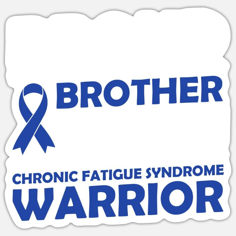 Stolze Mutter Eines Kriegers Mit Chronischem Sticker Größe S (10 x 10 cm)