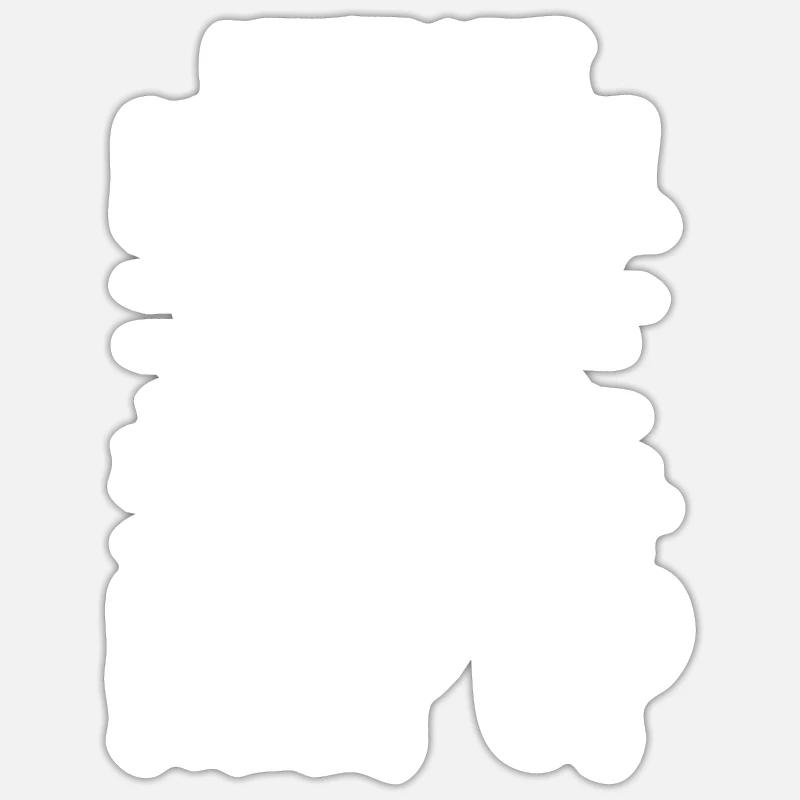 Éclaireur - Sticker taille S (10 x 10 cm) - blanc mat
