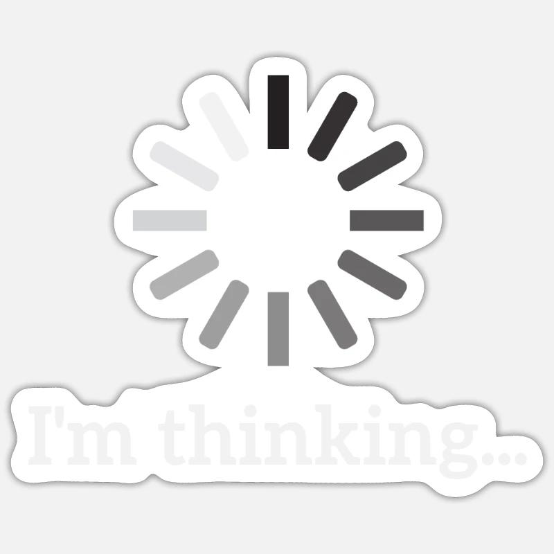 I think... Sticker size S (10 x 10 cm)