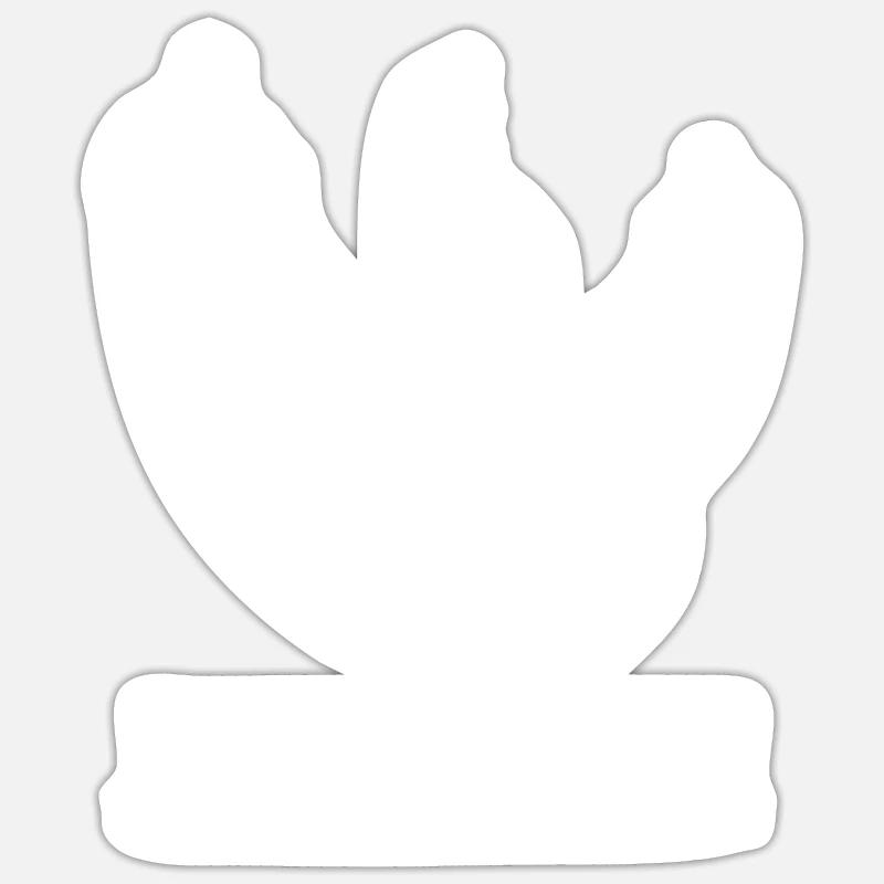 Humorous Egg Plants Artwork Sticker size S (10 x 10 cm)