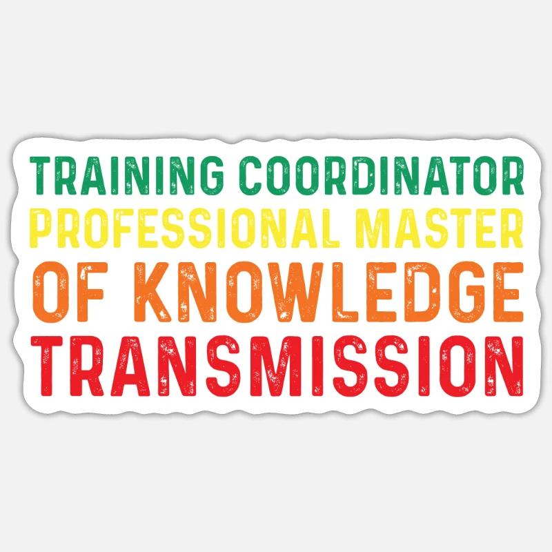 Training Coordinator Sticker size S (10 x 10 cm)
