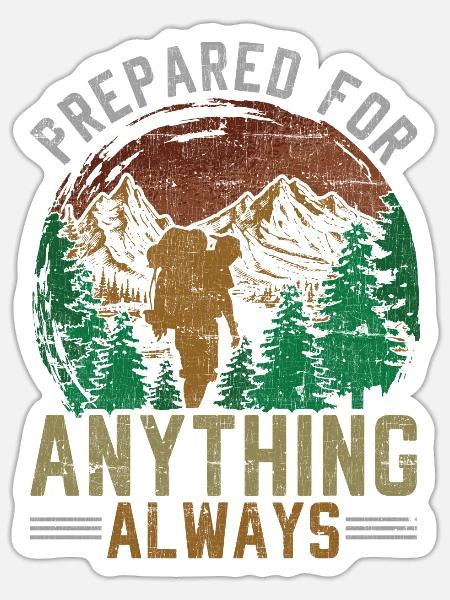 Pfadfinder Pfadfinderführer Pfadfindergruppe - Sticker Größe S (10 x 10 cm) - Mattweiß