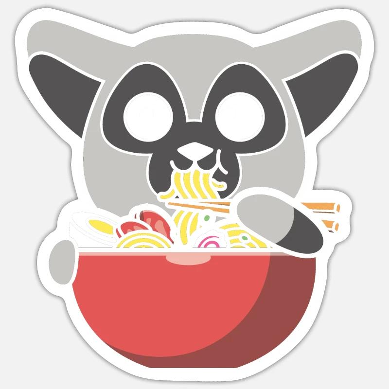 Lemur Sticker size S (10 x 10 cm)