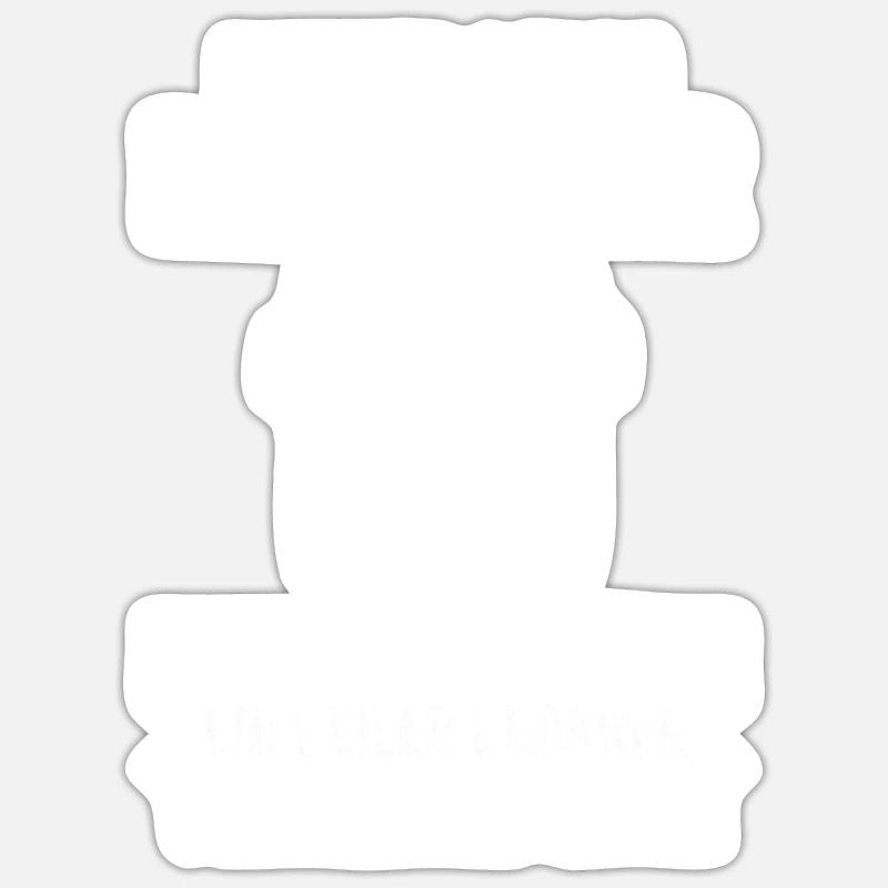 Bus Busfahrer - Sticker Größe S (10 x 10 cm) - Mattweiß