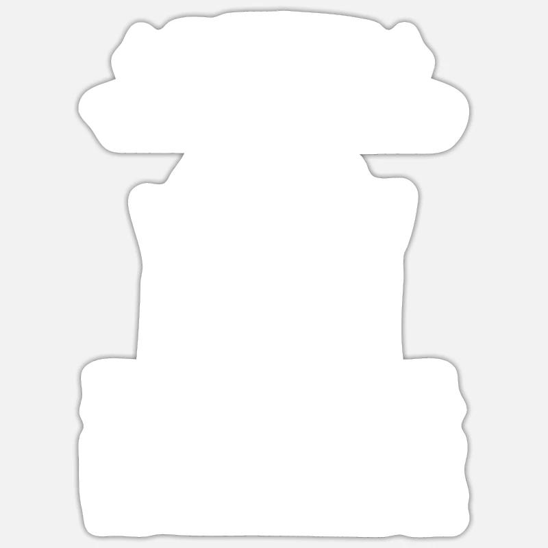 Éclaireur - Sticker taille S (10 x 10 cm) - blanc mat