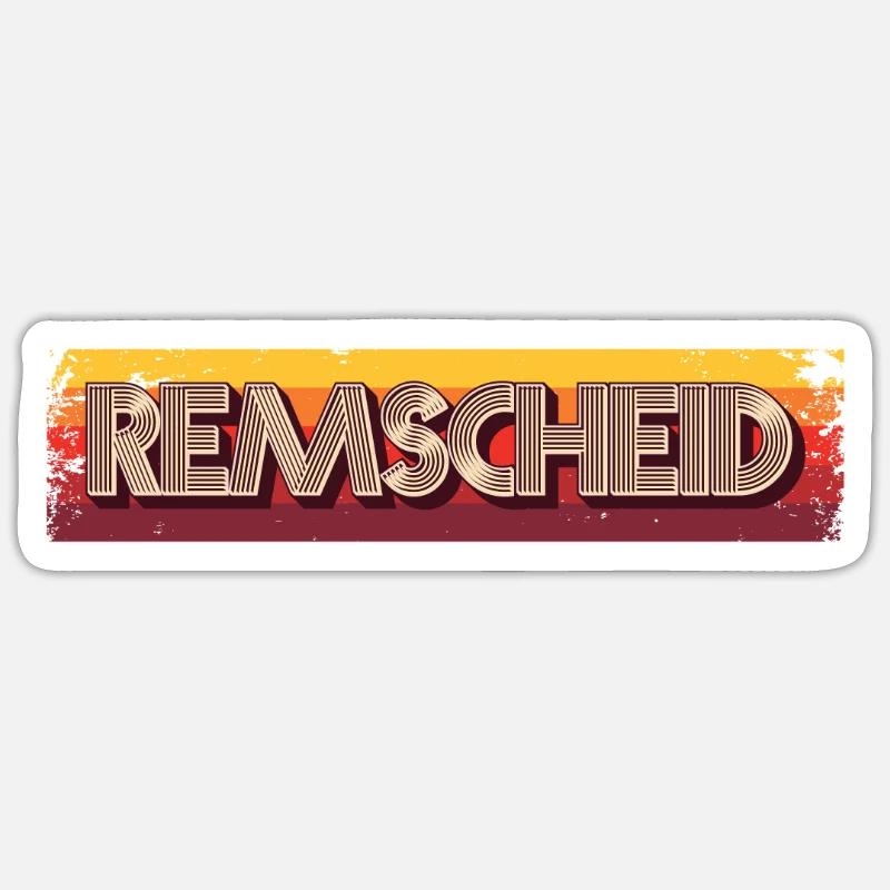 Remscheiderin Remscheider Remscheid - Sticker size S (10 x 10 cm) - white matte