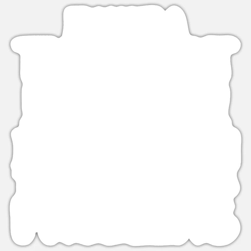 Funny tech support joke Sticker size S (10 x 10 cm)