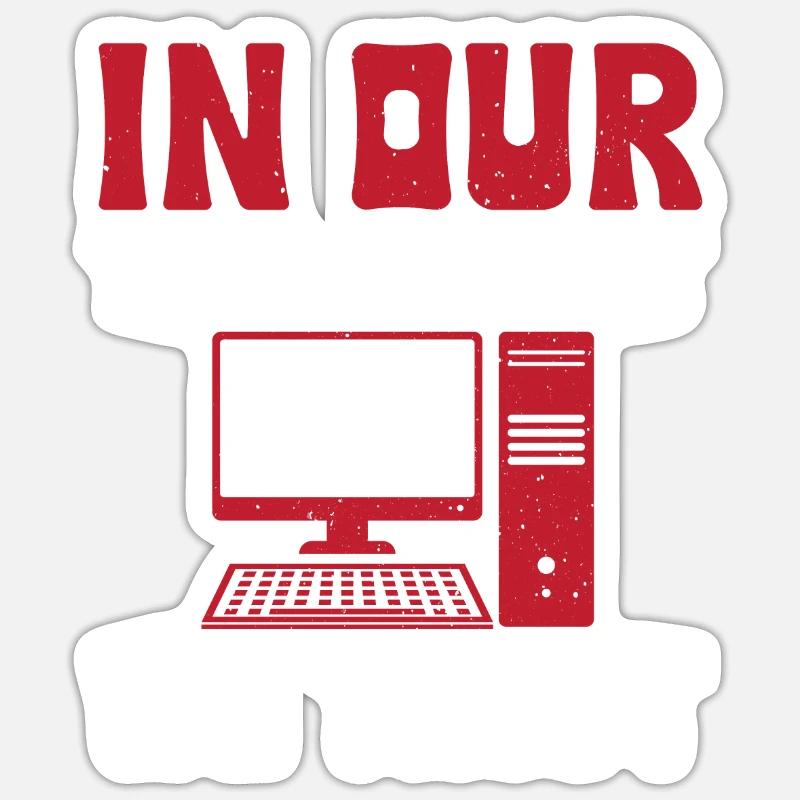 Nous comptons sur notre support technique Sticker taille S (10 x 10 cm)