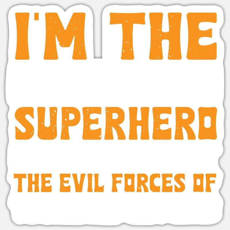 Technischer Support Superheld Sticker Größe S (10 x 10 cm)