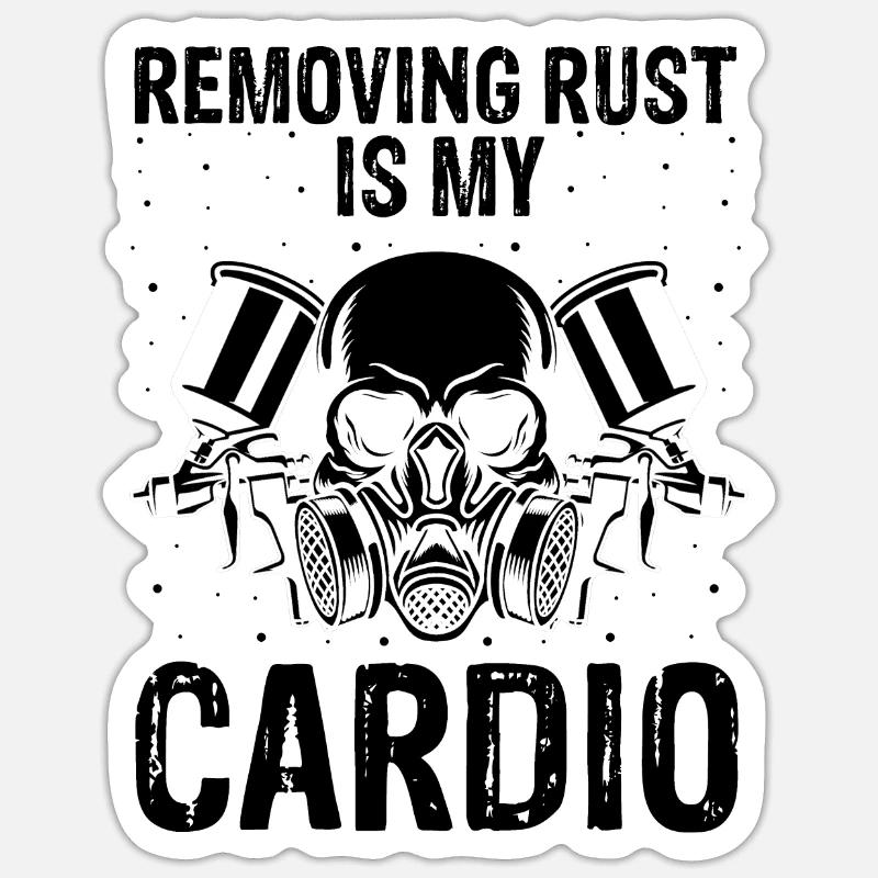 Car painter offer for body technicians Sticker size S (10 x 10 cm)