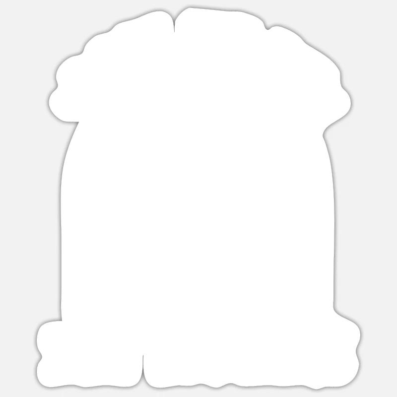 Plongée Plongée Se retourner - Sticker taille S (10 x 10 cm) - blanc mat