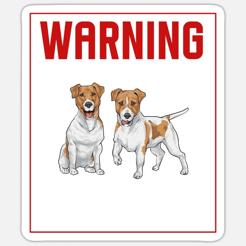 Jack Russell Terrier - Sticker size S (10 x 10 cm) - white matte