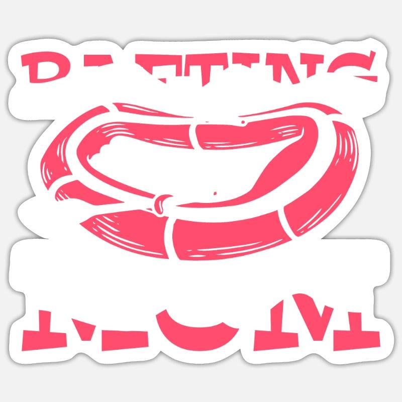 Rafting en eau vive Sticker taille S (10 x 10 cm)