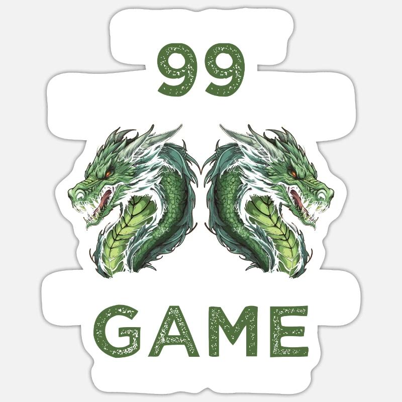 Rollenspiele Sticker Größe S (10 x 10 cm)