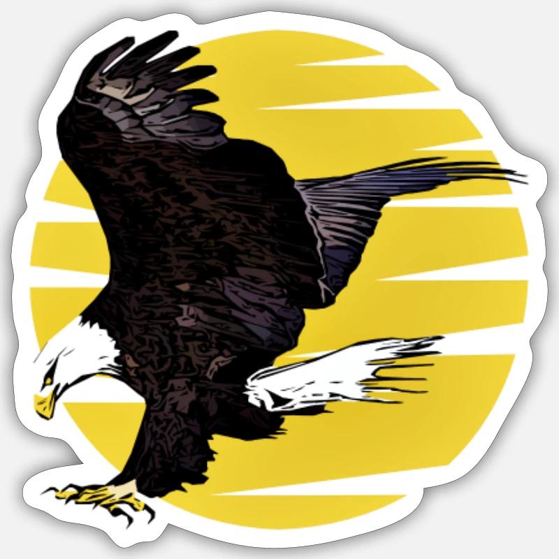 Aigle Sticker taille S (10 x 10 cm)