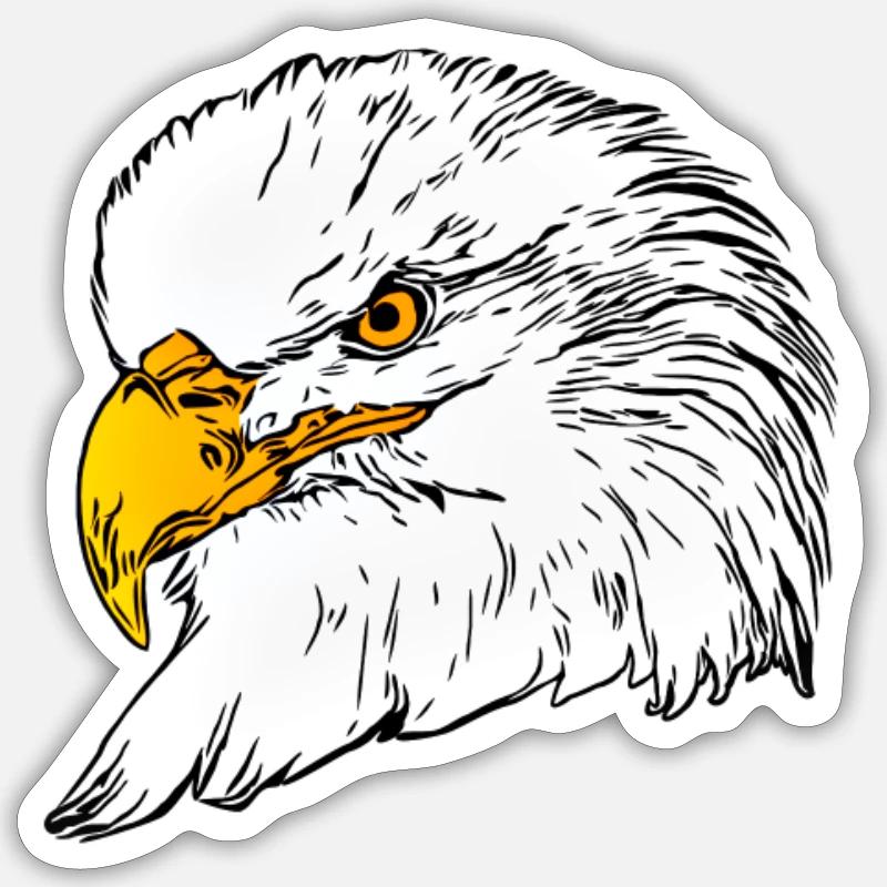 Eagle Sticker size S (10 x 10 cm)