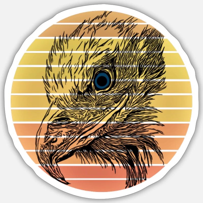 Eagle Sticker size S (10 x 10 cm)
