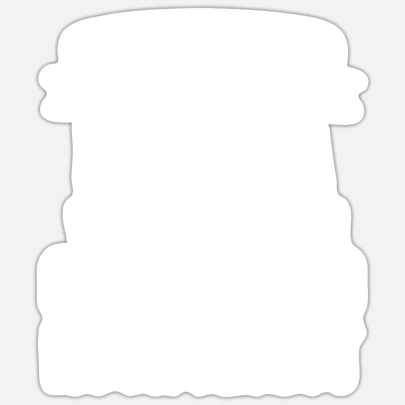 Papa 3 Söhne Vater Geschenk - Sticker Größe S (10 x 10 cm) - Mattweiß