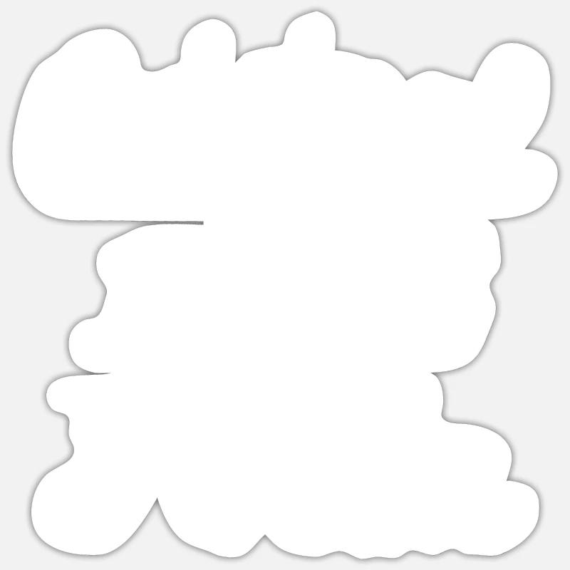 Original 100% Heike - Sticker size S (10 x 10 cm) - white matte