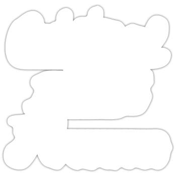 Original 100% Hannes - Sticker size S (10 x 10 cm) - white matte - Front