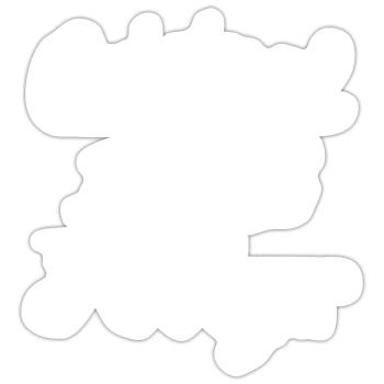 Original 100% Holger - Sticker taille S (10 x 10 cm) - blanc mat - Devant