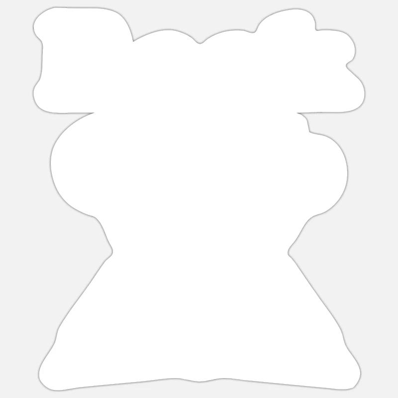 Buchgemeinschaft - Sticker Größe S (10 x 10 cm) - Mattweiß