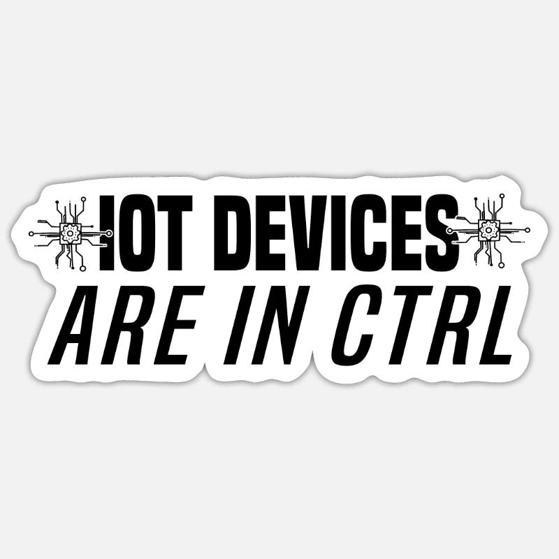 Internet Of Things IOT Programmierer Admin IT - Sticker Größe S (10 x 10 cm) - Mattweiß