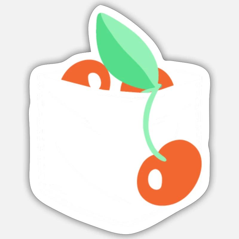 Cherry Fruit Cherries Cherry Sticker size S (10 x 10 cm)