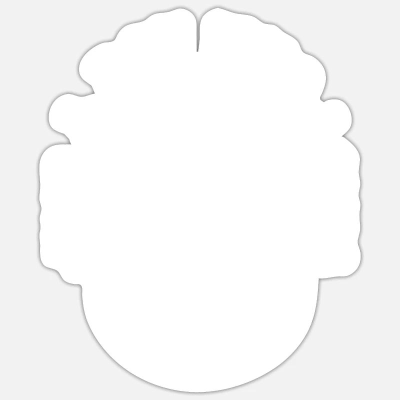 Éclaireur - Sticker taille S (10 x 10 cm) - blanc mat