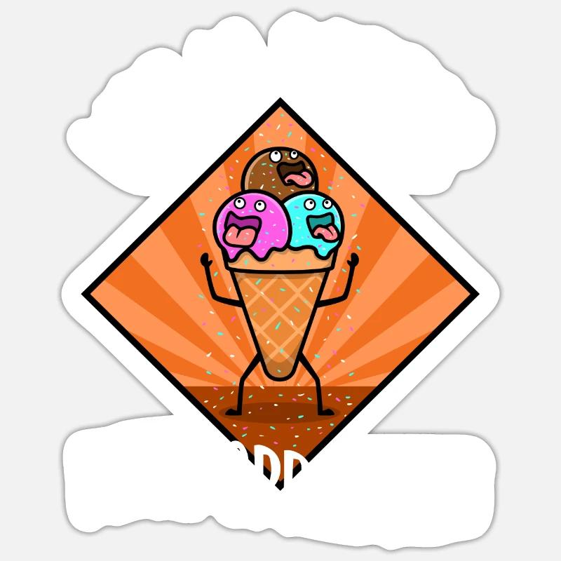 Life Is Better With Sprinkles - Sticker size S (10 x 10 cm) - white matte