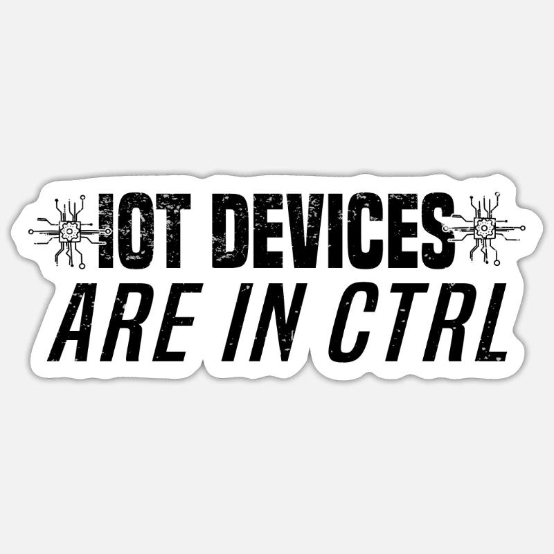Internet Des Objets IOT Programmeur Admin IT Sticker taille S (10 x 10 cm)