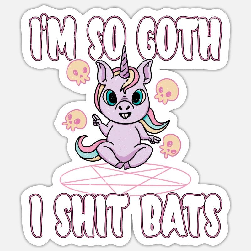 Satan Beelzebub Devil Gothic Pentagram Mystical Sticker size S (10 x 10 cm)