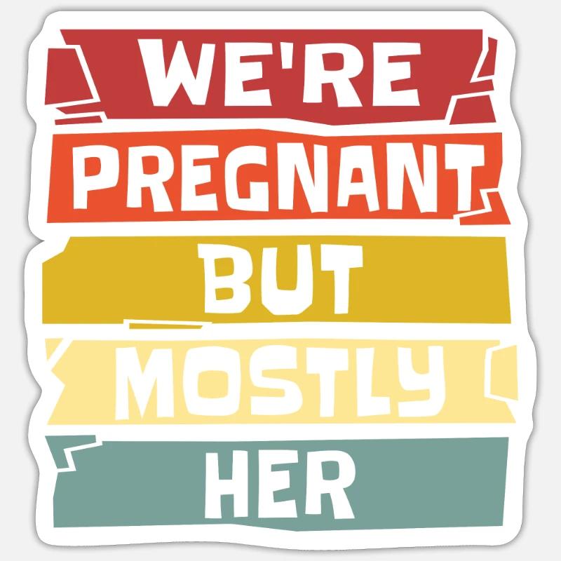 Twin Daddy Twins Daddy - Sticker size S (10 x 10 cm) - white matte