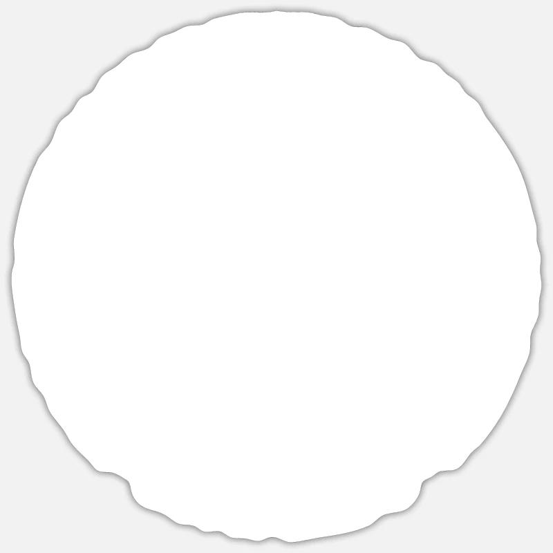 Plongée plongée drôle - Sticker taille S (10 x 10 cm) - blanc mat