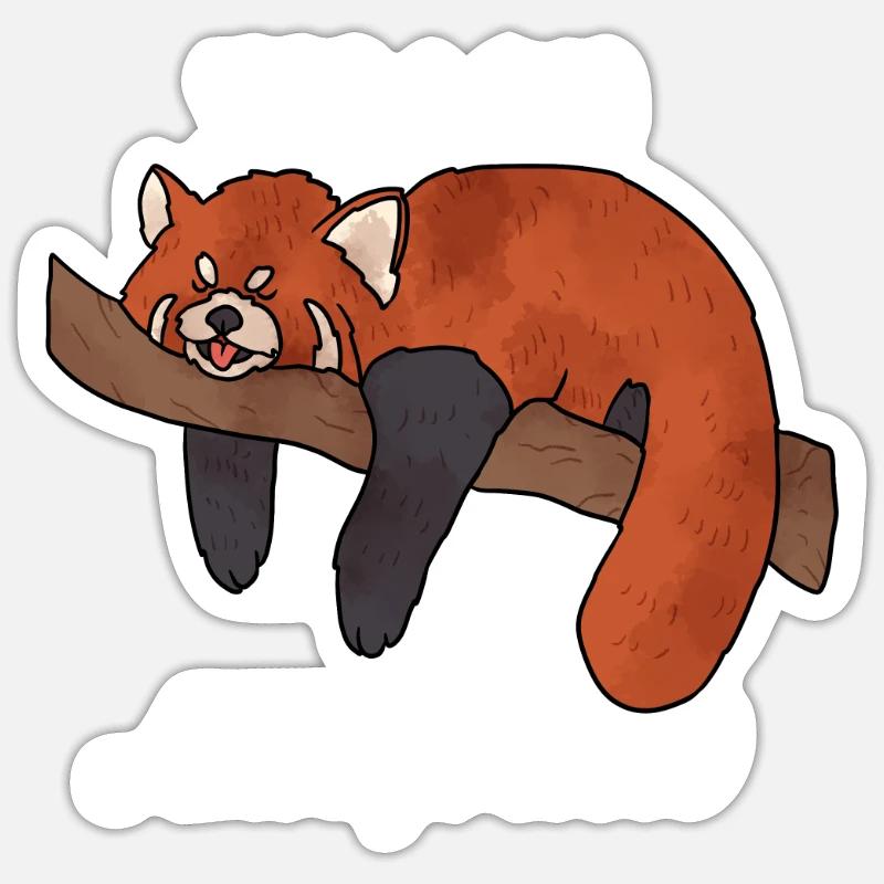 Ja, ich bin immer müde Sticker Größe S (10 x 10 cm)