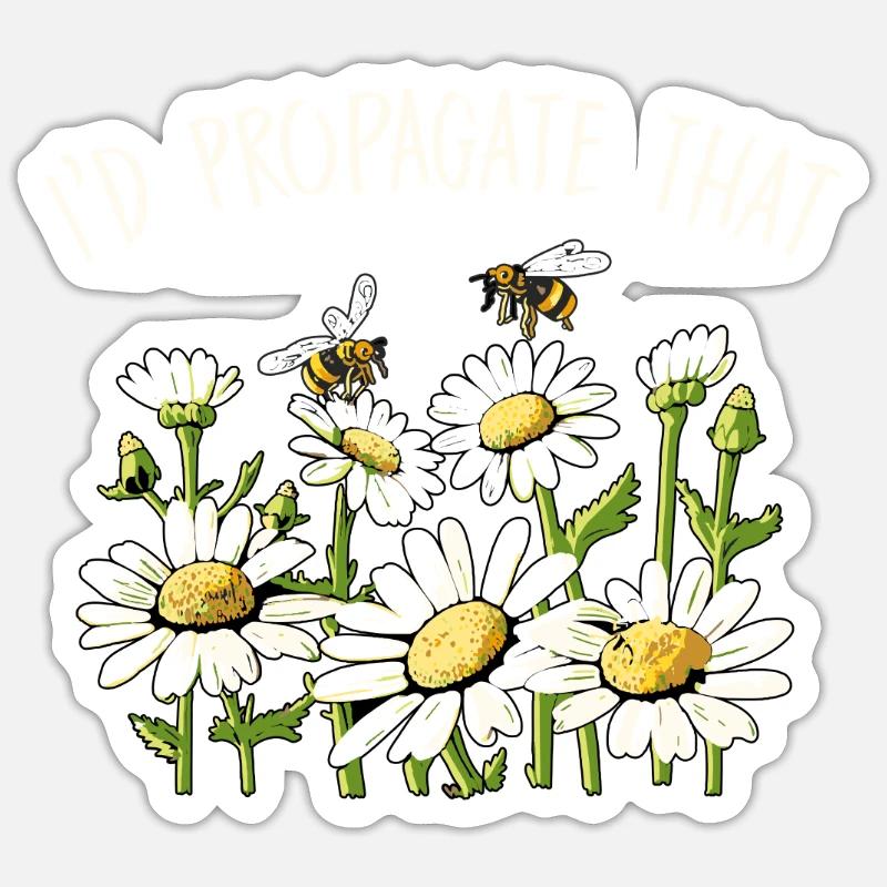 Margeriten Gänseblümchen Sommer Gänseblümchen Blumengarten Sticker Größe S (10 x 10 cm)