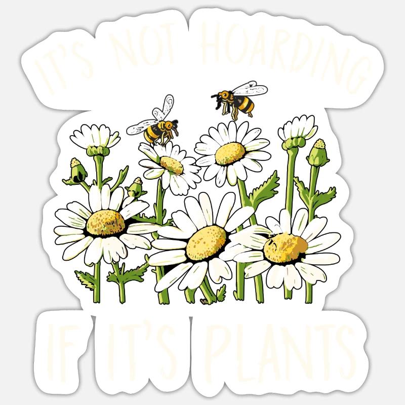 Margeriten Gänseblümchen Sommer Gänseblümchen Blumengarten - Sticker Größe S (10 x 10 cm) - Mattweiß