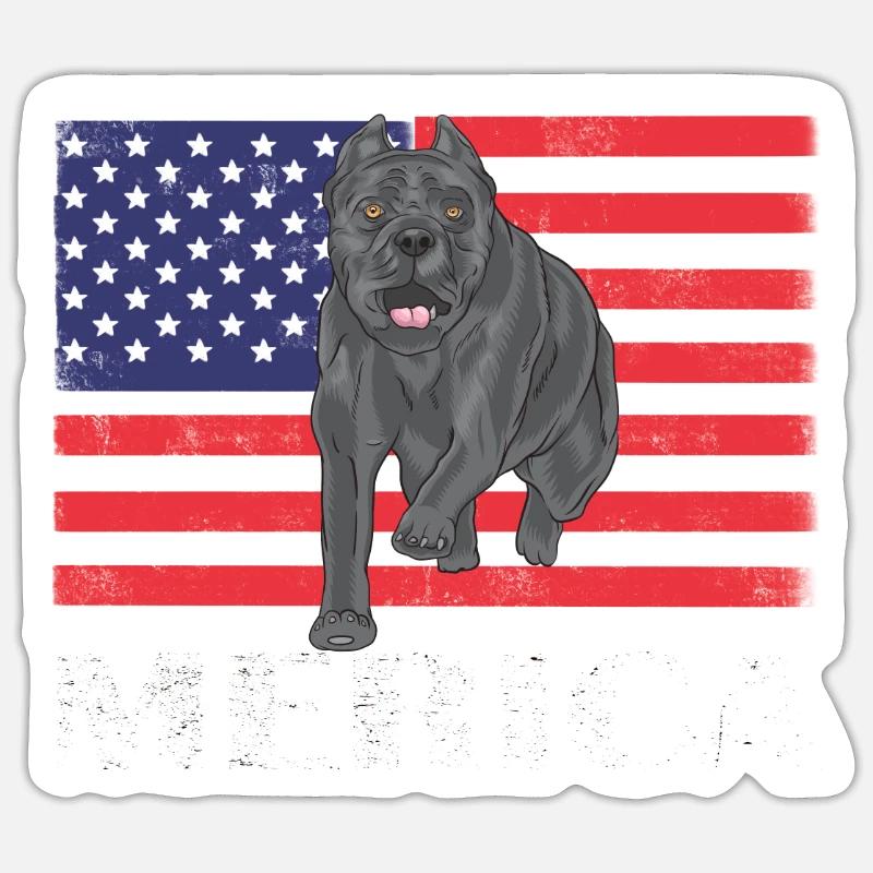Cane Corso Merica Sticker taille S (10 x 10 cm)