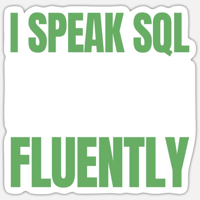 Entwickler Coder Programmierer Humor - Sticker Größe S (10 x 10 cm) - Mattweiß