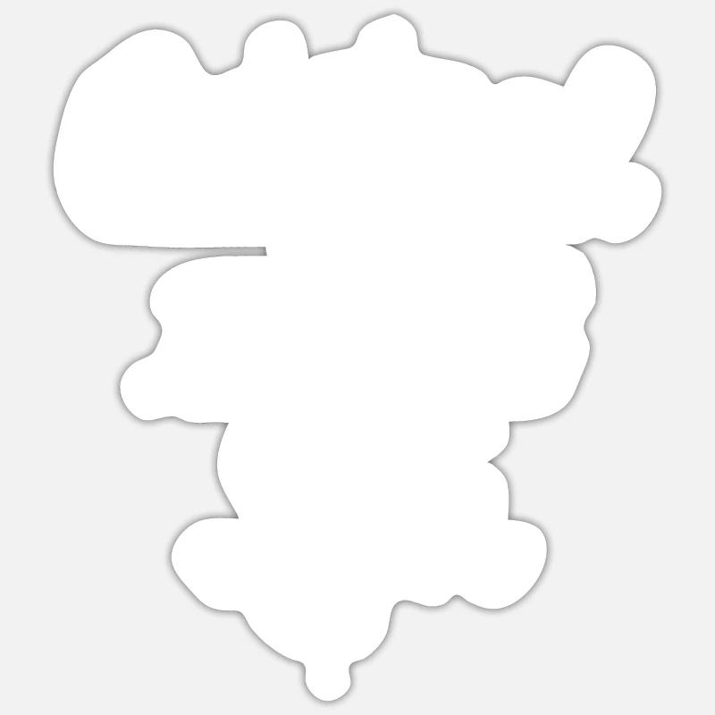 Original 100% Levi - Sticker size S (10 x 10 cm) - white matte