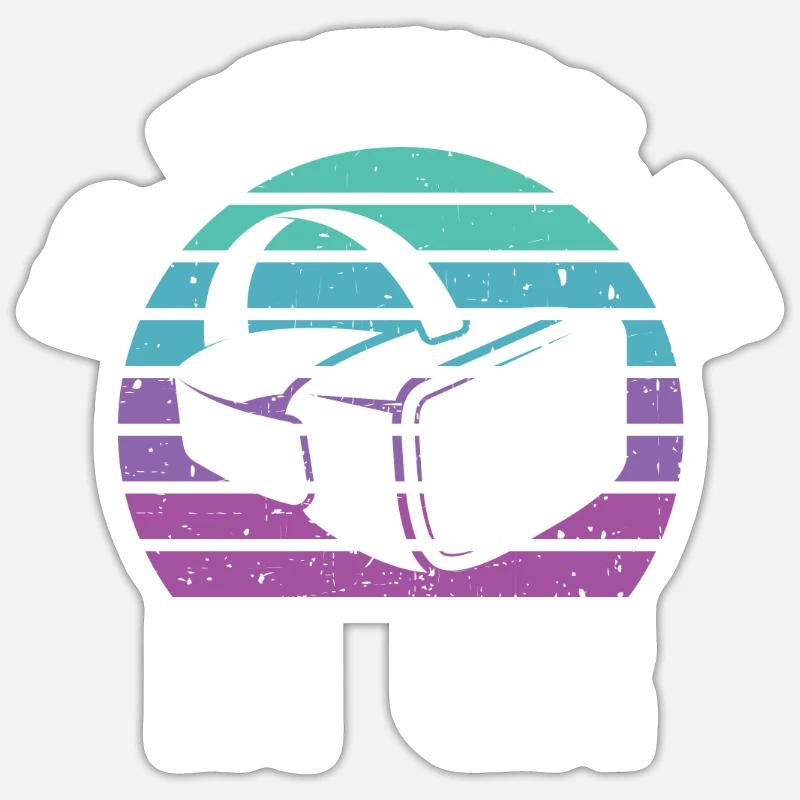 Virtual Reality VR Gift Sticker size S (10 x 10 cm)