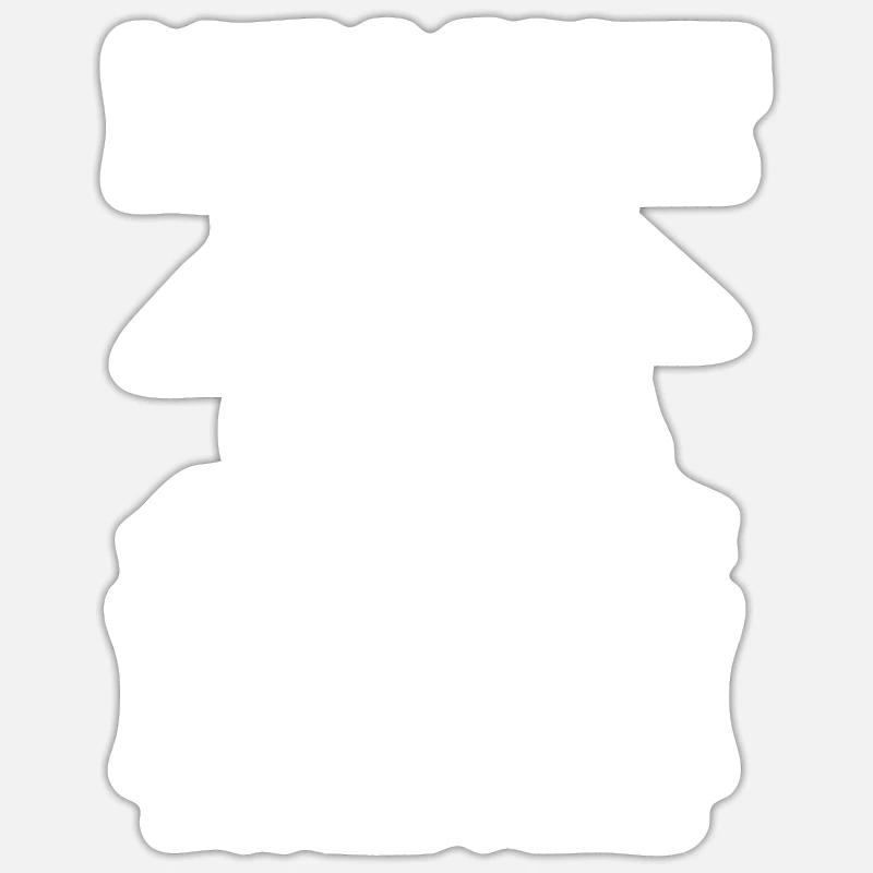 Éclaireur - Sticker taille S (10 x 10 cm) - blanc mat