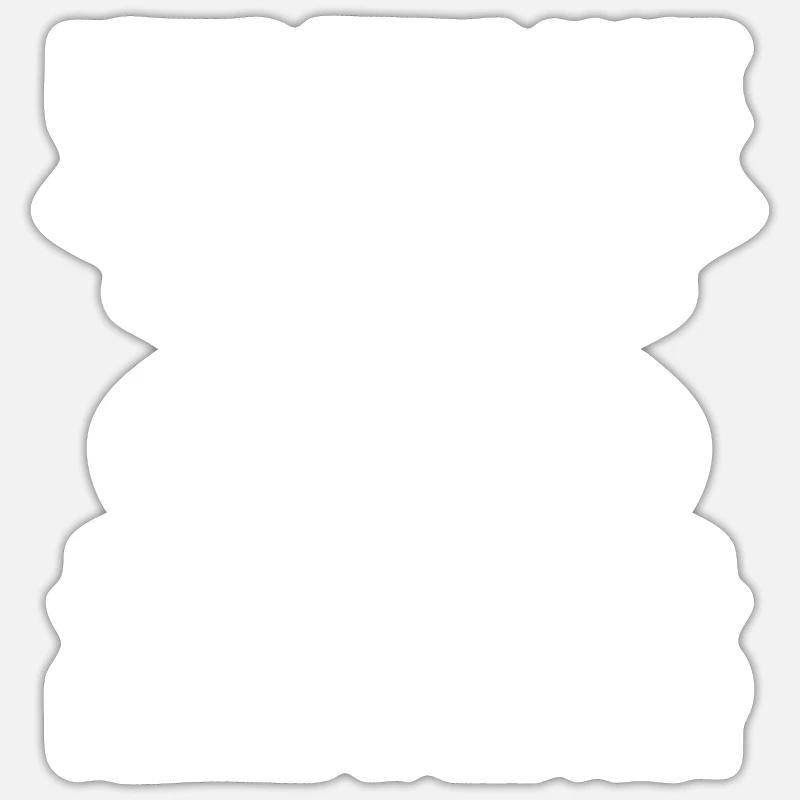 Éclaireur - Sticker taille S (10 x 10 cm) - blanc mat
