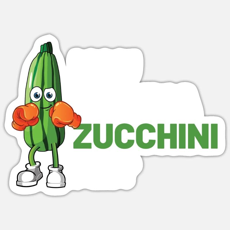 Courgette Sticker taille S (10 x 10 cm)