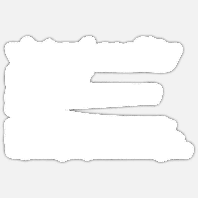 Courgette - Sticker taille S (10 x 10 cm) - blanc mat